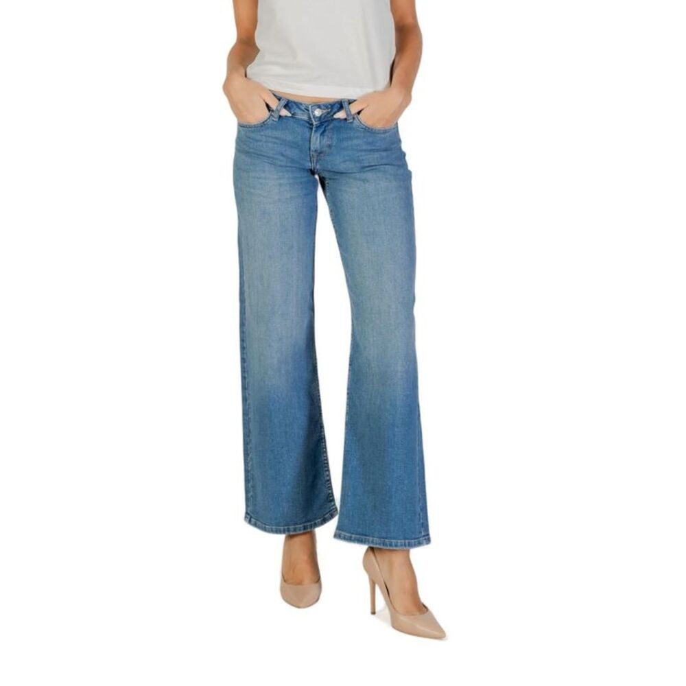 Only Blue Cotton Mom Women's Jeans